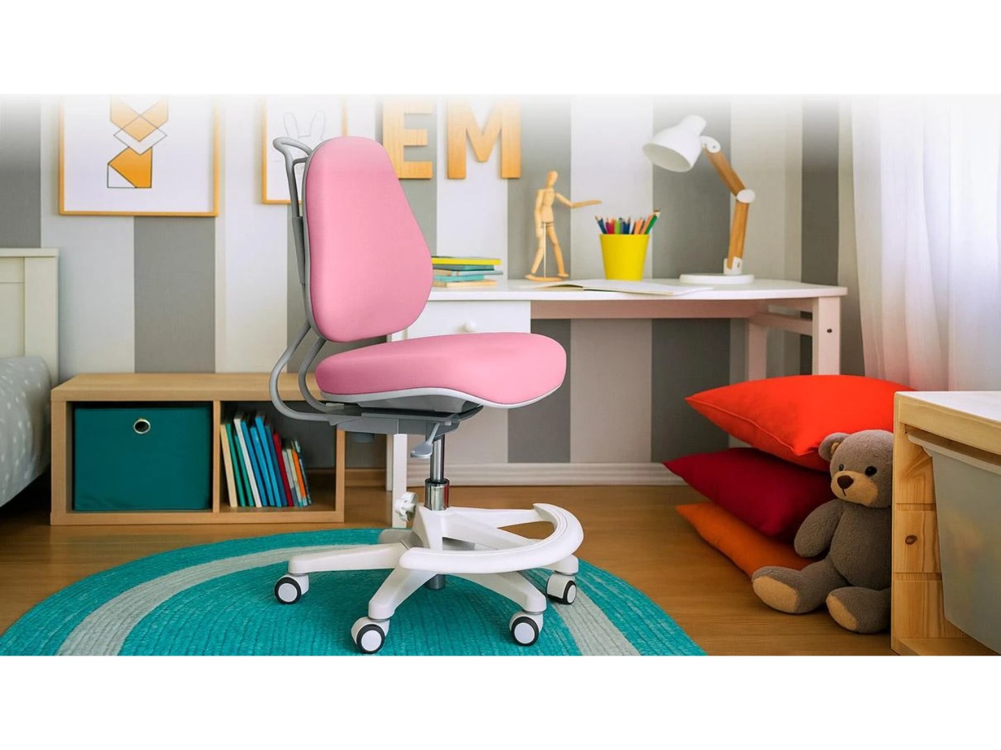 Крісло дитяче Evo-kids Mio Ergo Lite Pink (Y-507 Lite KP) — фото 12